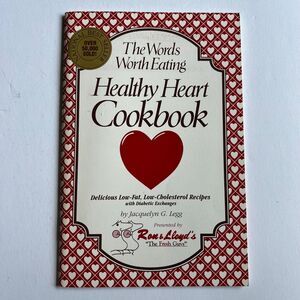 Vintage Cookbook The Words Worth Eating Heart Health Cookbook Paperback Diabetic